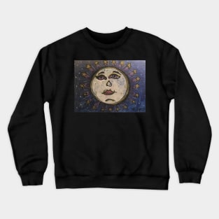 Sweet moon rising by Riley Crewneck Sweatshirt